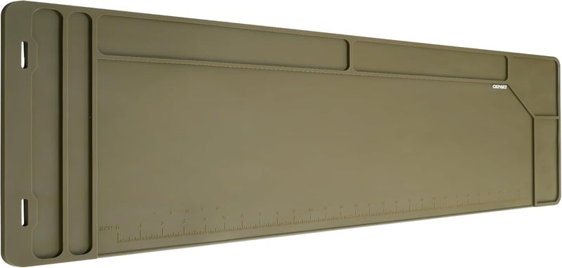 CKPART Rifle Gun Cleaning Mat, Anti-Slip Rubber Tactical Magnetic Mat, Gun Maintenance Mat,Gun Maintenance Mat for Gun Cleaning Kits 36" x 12" - Image 1